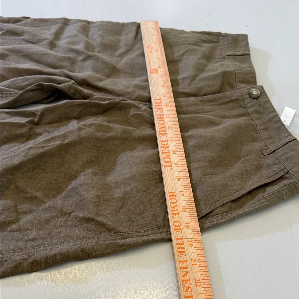 Madewell The Zoe Relaxed Wide Pant in 100% Linen Size 6 - Picture 8 of 11